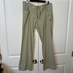 Outdoor Research Hiking Pants Womens 14‎ Tan Khaki Outdoor Gorpcore Lightweight